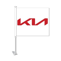 Clip-On Window Flags (Manufacturer Flags) Sales Department The Dealership Store Kia 