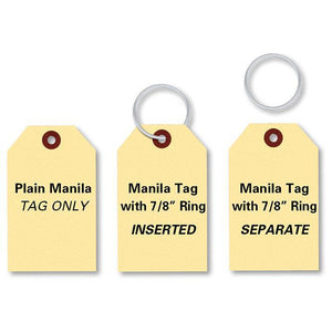 Manila Key Tags - Tag Only Sales Department The Dealership Store