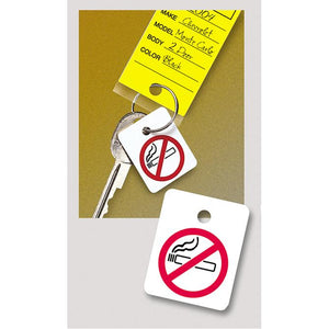 No Smoking Reminders Sales Department The Dealership Store Plastic Key Fob