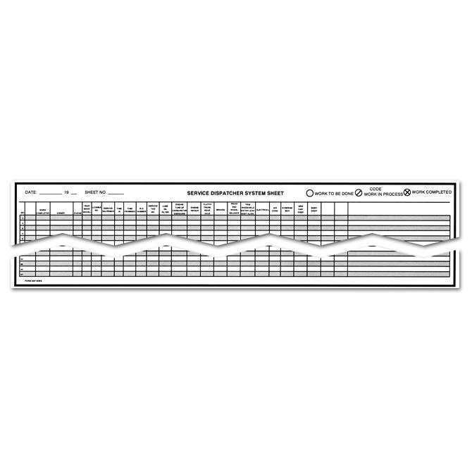 Service Dispatcher System Sheet