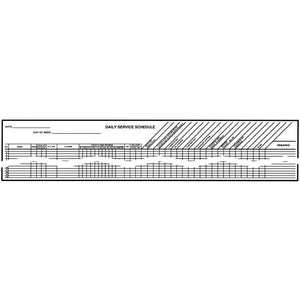 Route Sheets / Appointments Service Department The Dealership Store Daily Service Schedule