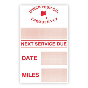 Stock Static Cling Reminders Service Department The Dealership Store Generic