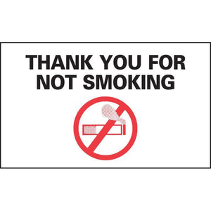 No Smoking Reminders - Static Cling Sales Department The Dealership Store