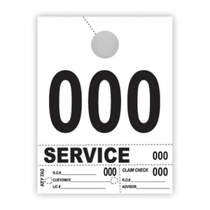 Heavy Brite™ 4 Part Service Dispatch Numbers (White Stock) Service Department The Dealership Store (000-999)