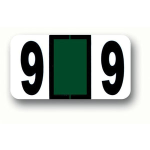 File Right™ Number Labels (Ringbooks) Service Department The Dealership Store 9