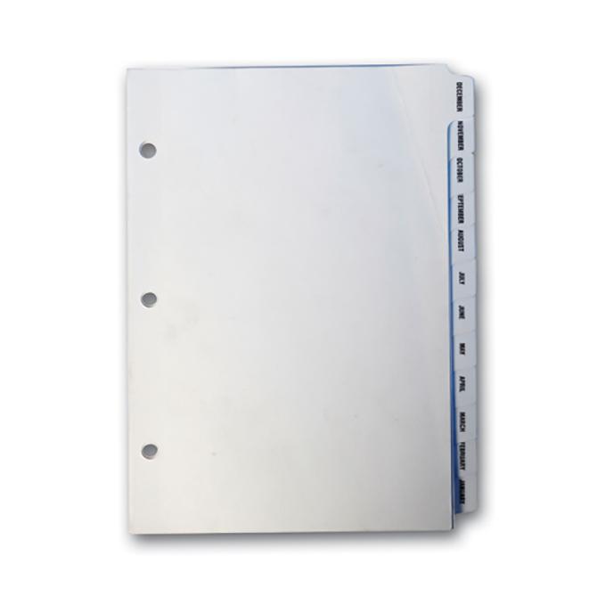 File Right™ Filing Supplies - Month Divider