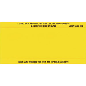 Stock Number Mini Signs Sales Department The Dealership Store Yellow