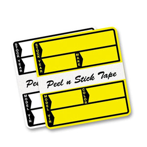 Poly Key Tags and Poly Stock Stickers Sales Department The Dealership Store