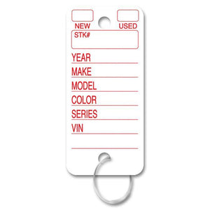 Poly Key Tags Sales Department The Dealership Store White Poly Tag Key Tag