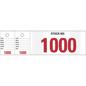 Vehicle Stock Numbers Sales Department The Dealership Store Stock Numbers (1000-1999)