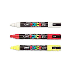 Windshield Markers - Bullet Tip Uni Posca Paint Markers Sales Department The Dealership Store