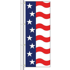 Drapes (Vertical) Sales Department The Dealership Store American Flag 1