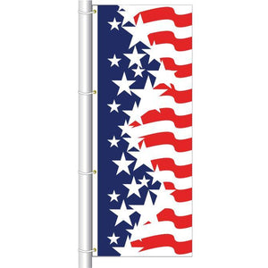 Drapes (Vertical) Sales Department The Dealership Store American Flag 2