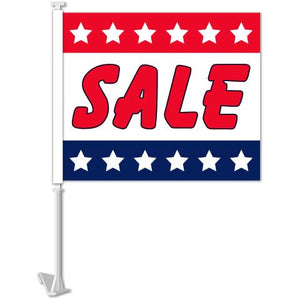 Clip-On Window Flags (Standard Flags) Sales Department The Dealership Store Patriotic - Sale