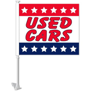 Clip-On Window Flags (Standard Flags) Sales Department The Dealership Store Patriotic - Used Cars