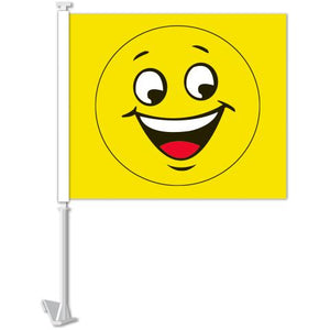 Clip-On Window Flags (Standard Flags) Sales Department The Dealership Store Happy Face