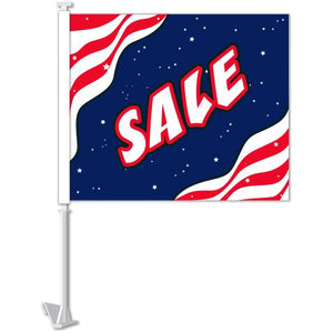 Clip-On Window Flags (Standard Flags) Sales Department The Dealership Store Flag - Sale