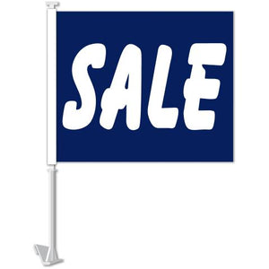 Clip-On Window Flags (Standard Flags) Sales Department The Dealership Store Sale - Blue