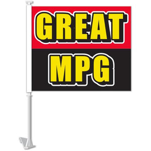 Clip-On Window Flags (Standard Flags) Sales Department The Dealership Store Great MPG