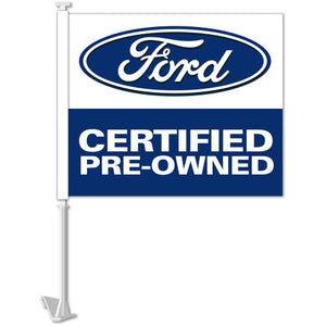 Clip-On Window Flags (Manufacturer Flags) Sales Department The Dealership Store Ford Certified Pre-Owned