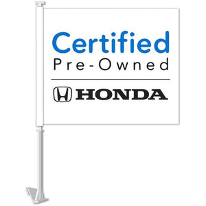 Clip-On Window Flags (Manufacturer Flags) Sales Department The Dealership Store Certified Pre-Owned Honda