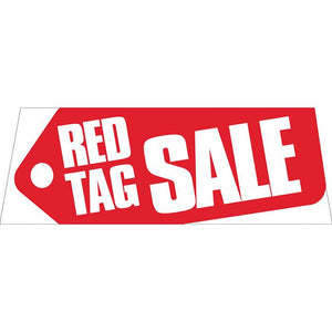 Windshield Banners Sales Department The Dealership Store Red Tag Sale