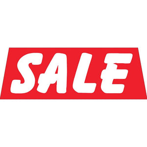 Windshield Banners Sales Department The Dealership Store Sale -Red