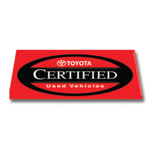 Windshield Banners Sales Department The Dealership Store Toyota Certified Used Vehicles