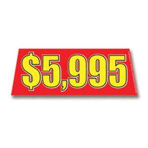 Windshield Banners Sales Department The Dealership Store $5,995 