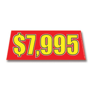 Windshield Banners Sales Department The Dealership Store $7,995 