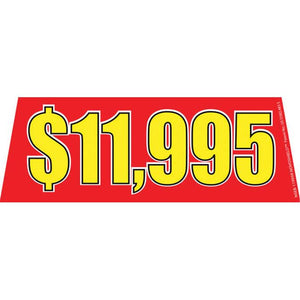 Windshield Banners Sales Department The Dealership Store $11,995 