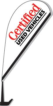 Clip-On Paddle Flags Sales Department The Dealership Store Certified Used Vehicle