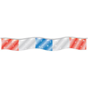 Streamers and Pennants Sales Department The Dealership Store Metallic Streamers - Red/Silver/Blue