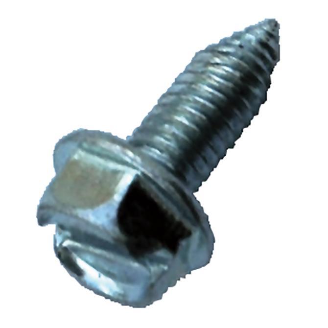 License Plate Screws - Slotted Hex Head (6mm x 16mm)