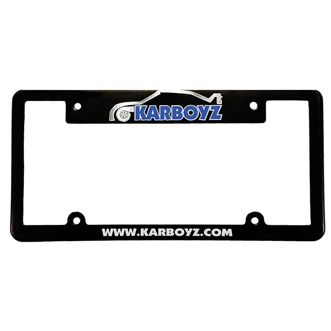 Custom Screen Printed License Plate Frames