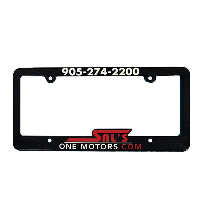 Custom Raised Letter License Plate Frames