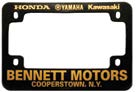 Custom Screen Printed Motorcycle License Plate Frames Sales Department The Dealership Store