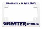 Custom Screen Printed Motorcycle License Plate Frames Sales Department The Dealership Store