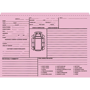 Custom Heavy Duty Deal Envelopes (Deal Jackets) Sales Department The Dealership Store Pink