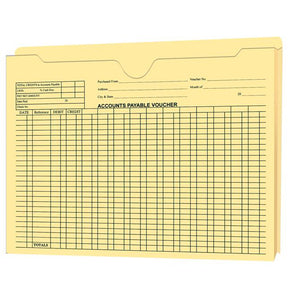 Accounts Payable Voucher Envelopes - 1" Expandable Jacket Office Forms The Dealership Store 