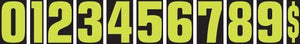 9 1/2" Number Window Stickers Sales Department The Dealership Store 0 