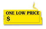 One Low Price Window Stickers