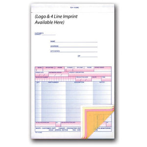 Imprinted Special Parts Order Forms Parts Department The Dealership Store (Form #TOY-115-5NC)