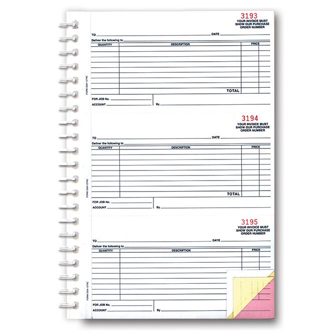 Purchase Order Books (Form DSA-127-NC)