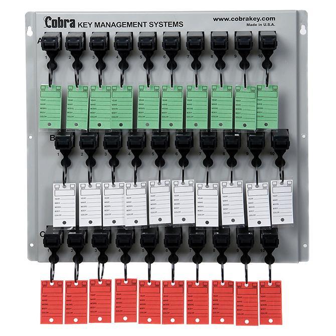 Wall Board Key Management System - 30 Key System