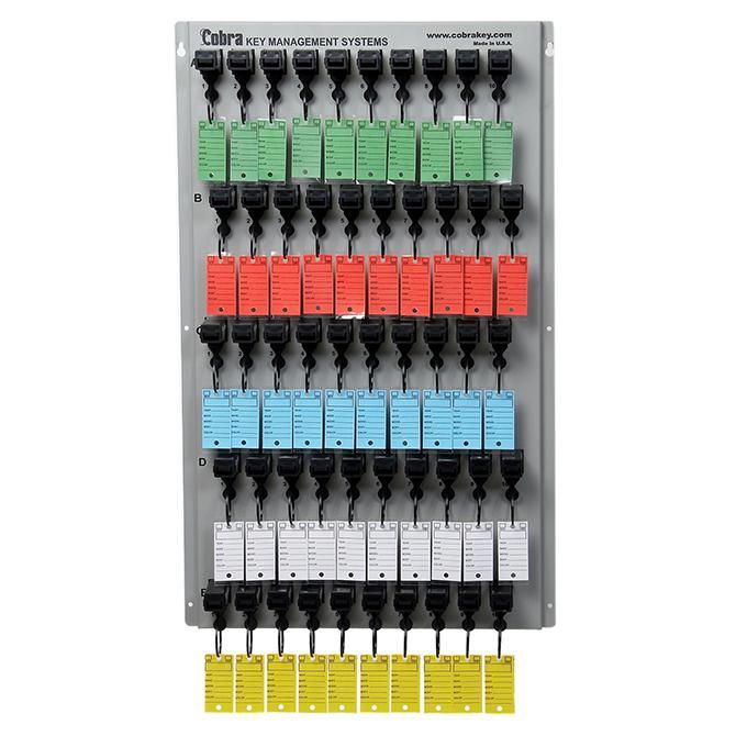 Wall Board Key Management System - 50 Key System