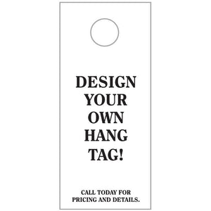 Custom Hang Tags Service Department The Dealership Store White