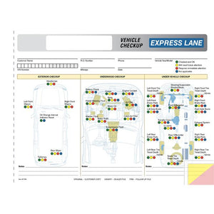 Generic Multi-Point Inspection Forms Service Department The Dealership Store Generic - Express Lane