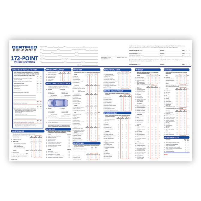 Certified Pre-Owned Multi-Point Inspections – The Dealership Store