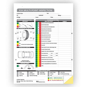 Multi-Point Inspection Forms - Kia Service Department The Dealership Store